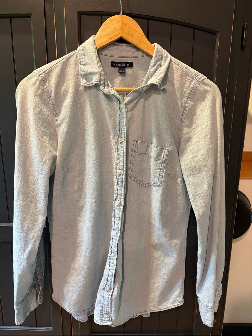 J. Crew Light Blue Women's Button-Down Shirt